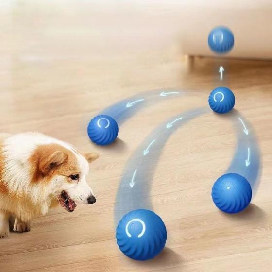 USB Automatic Dog Toys Ball Pet Smart Rolling Ball Gravity Jumping Ball Intelligent Interactive Cat toy