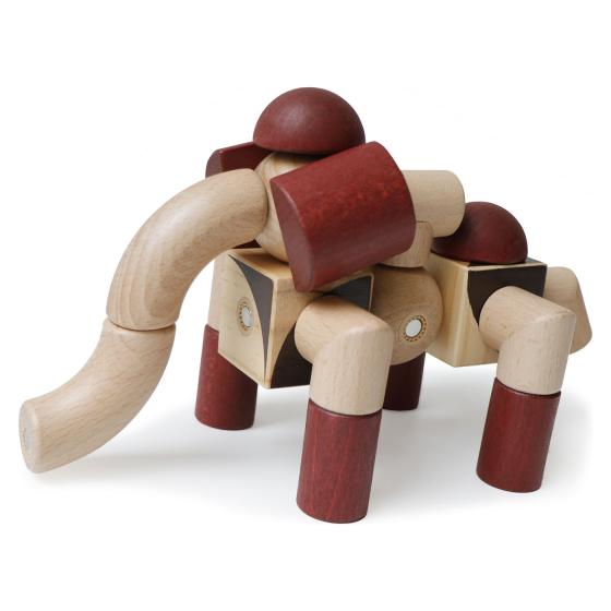 High Quality Children Montessori Educational Toy Building Blocks Set Wooden Magnetic Toys For Kids Learning