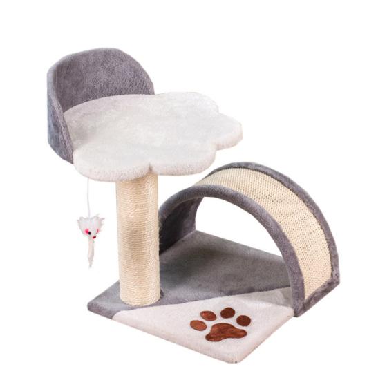 Cat Climbing Frame Scratching Post Sisal Indoor Play Rest Jump Platforms Stable Large Cat Bed Climbing Platform Toys For Fun