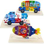 Wooden Toddler Puzzles for Kids Ages 2-4 Montessori Toys for 2 3 4 Year Old Boys Girls Toddler Educational Developmental Toys