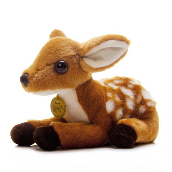 Wholesale Custom Simulation Bambi Sika Elk Deer Stuffed Toy Forest Animal Plush Toys Dolls For Children Kids