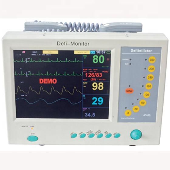 China medical portable monophasic cardiac defibrillator monitor