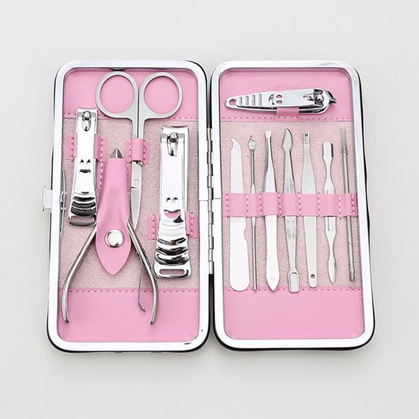 High Quality 12pcs makeup tool kits nail care products beauty kit manicure accessories set
