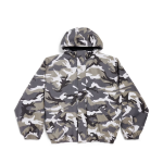 Men's Camo Ski Parka Grey & Silver