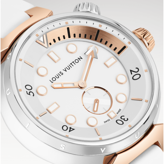 Landbourne Street Diver, Quartz, 39.5mm, Steel & Rose Gold
