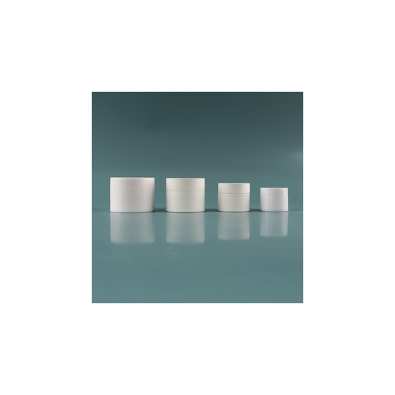 5ml 15ml 20ml 30ml 50ml Stock Empty skin care face cream scrub pp double wall plastic container empty plastic jars