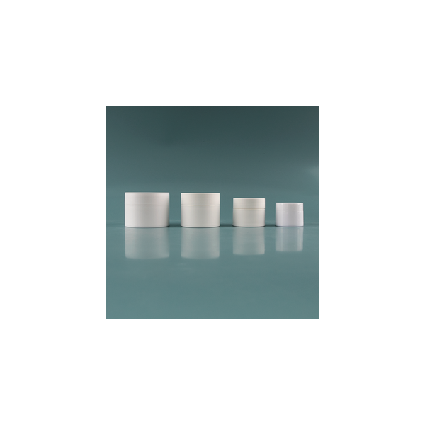 5ml 15ml 20ml 30ml 50ml Stock Empty skin care face cream scrub pp double wall plastic container empty plastic jars