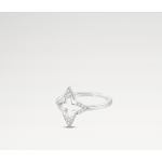 Ombre Blossom Ring, White Gold and Diamonds