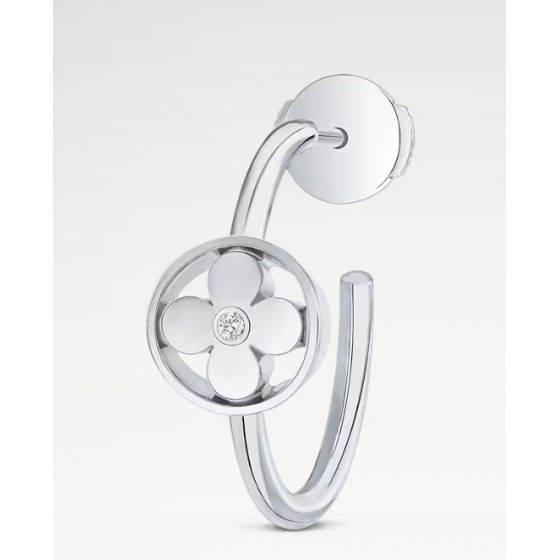 IDYLLE BLOSSOM SMALL HOOP 18K