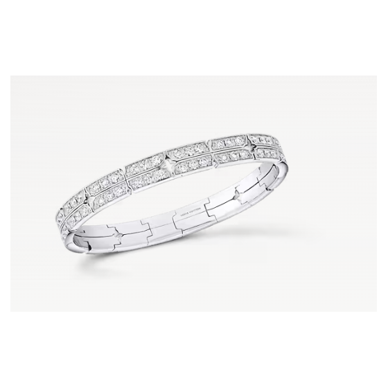 TUMBLER 18K Gold (White) Diamond Bracelet