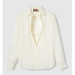 Gucci silk jacquard shirt and bra set