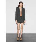 Single breasted wool grisaille jacket