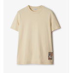 Check Label Cotton T-shirt