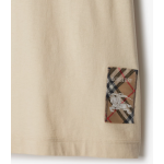 Check Label Cotton T-shirt