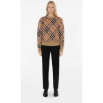 Check Wool Blend Sweater