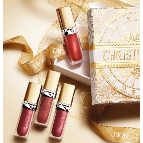 New product Dior Rouge Dior Color Lock Lip Glaze Holiday Limited Edition