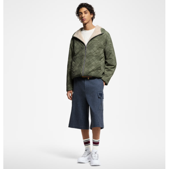 Reversible Nylon And Fleece Windbreaker