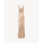 Silk Satin Cross Back Dress