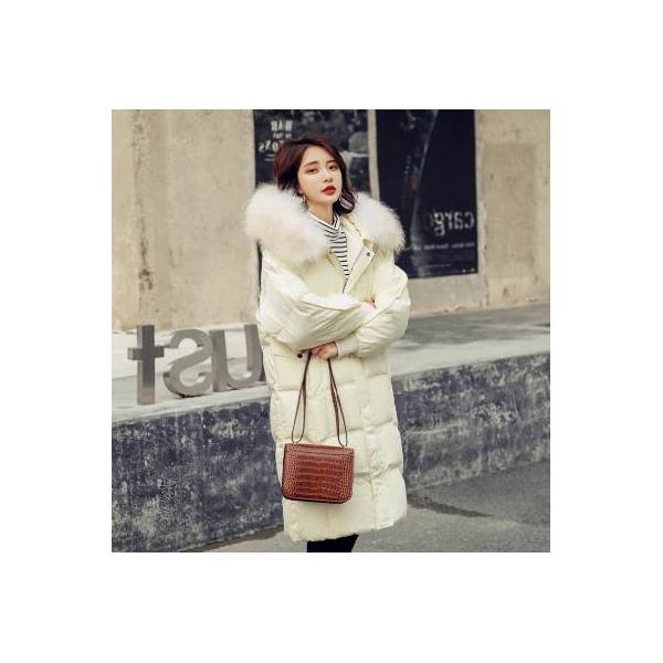 Celebrity style down jacket women's mid-length 2024 winter new style fashionable over-knee student Korean style thickened coat trend