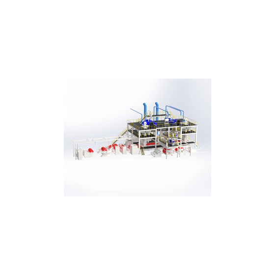 New Design SMMS Nonwoven Fabric Making Machine