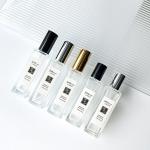 wholesale sublimation logo original refill atomizer women spray glass square perfume bottle 3 5 10 ml with box packaging