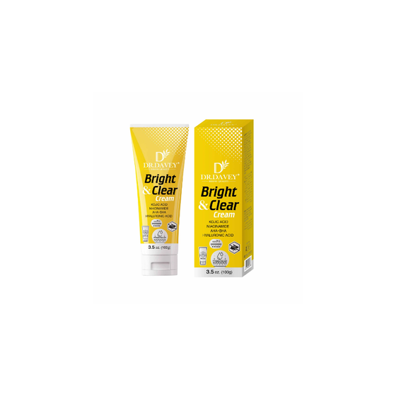 DR.DAVEY Private Label OEM ODM Bright & Clear Cream Kojic Acid Niacinamide AHA BHA Hyaluronic Acid Cream