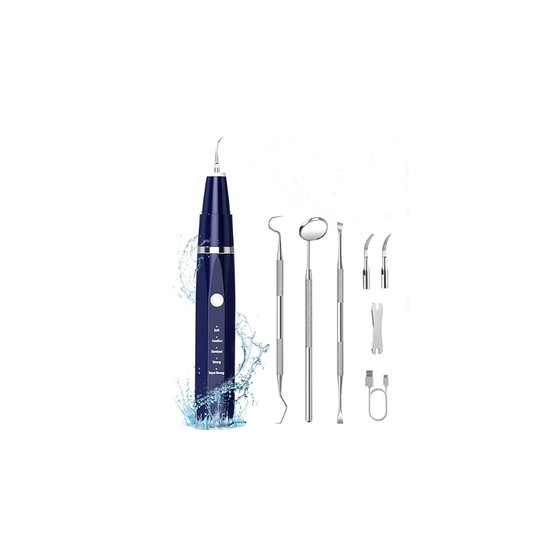 Home Portable Rechargeable Nettoyeur dentaire Tooth Whitening Kit Tartar Plaque Remover Ultrasonic Dental Cleaner