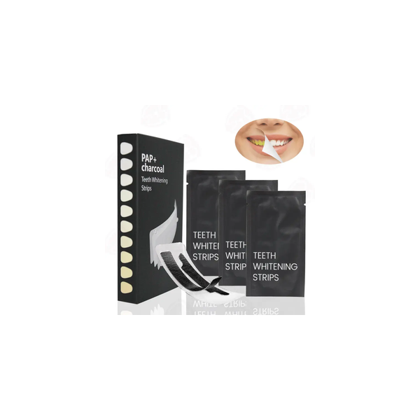 Oral Care Dental Whitening Patch Mint Scented Bamboo Charcoal Whitening Teeth Strips
