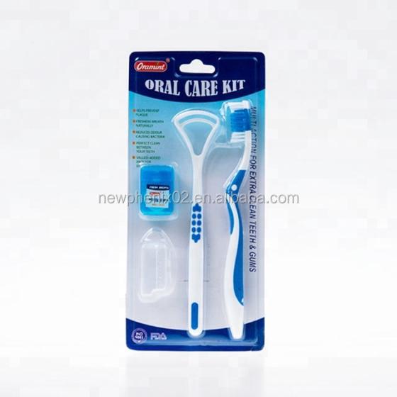 OEM teeth cleaning product Private Label Oral hygiene care Cheap Oral care kit with toothbrush dental floss