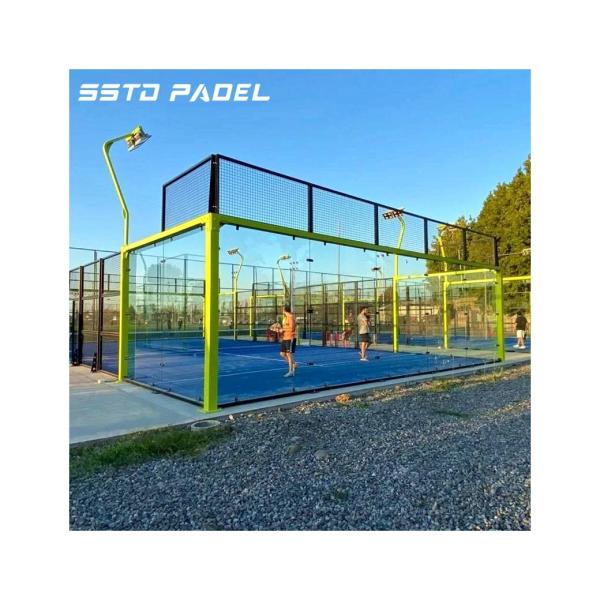 Shengshi 2024 China Professional Buy Outdoor Padel Court Manufacturer Cancha De Padel High Quality Large Frame Paddle Courts