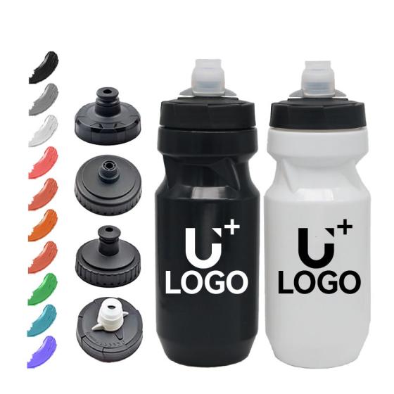 BPA Free Custom Logo Squeeze Cycling Water Bottle Outdoor 600ml 700ml Bicycle Drink Bottle Cup Gym Plastic Sports Water Bottle