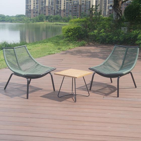 all weather outdoor garden terrace home goods patio furniture rope leisure lounge set
