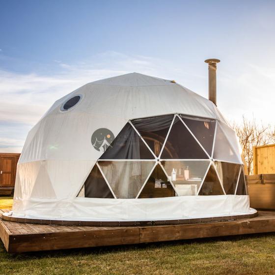 Forerunner Geodesic Safari Dome Outdoor House PVC waterproof Transparent Winter Dome House