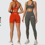 Seamless Yoga Sports Workout Premium Womens Gym Fitness Sets Wear Women Sportswear 2024 Clothing Gym Activewear For Women