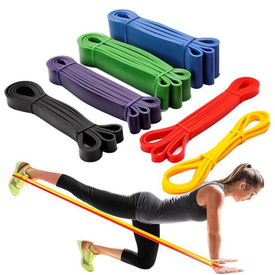 2080mm Long custom printed pull up assist band / heavy duty resistance bands / power bands