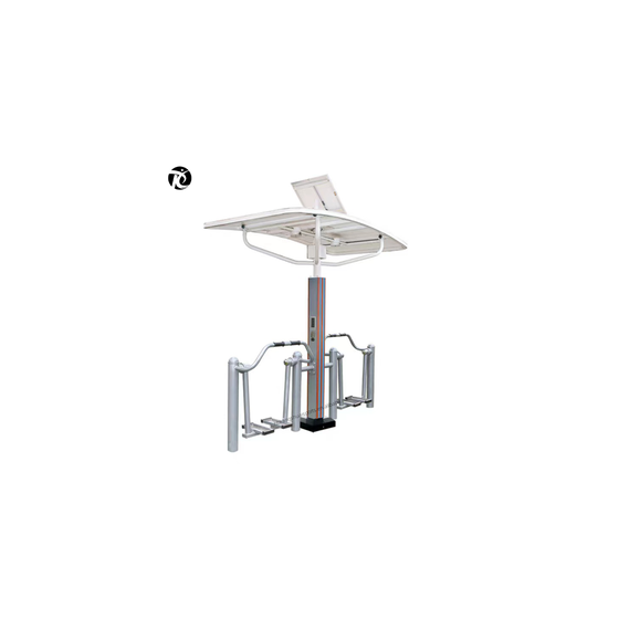 Hot selling outdoor fitness equipment intelligent smart sports park solar panel dual position smart space walker