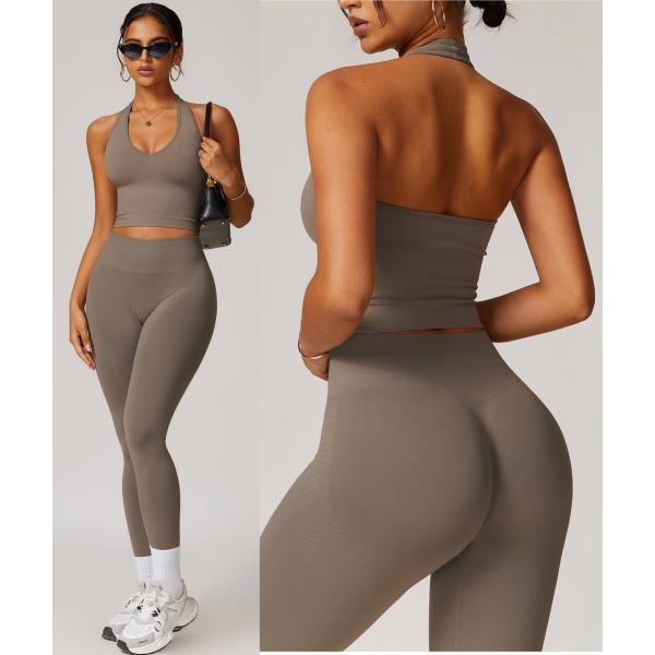 2024 seamless yoga set 2 piece Fitness Clothing Sport Top fitness legging Activewear Outfits Workout Clothing fitness yoga sets