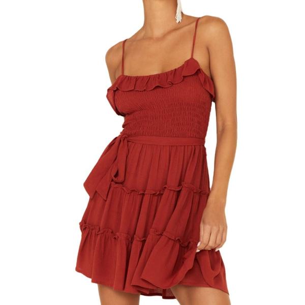 Women Sexy Designer Clothing Sleeveless Ruffle Fashion Casual Elegant Short Dress